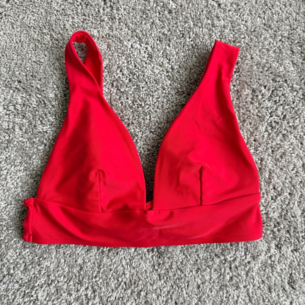 Hollister Vibrant Red Bikini Top
